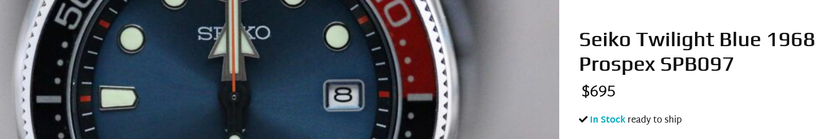 FS: Seiko SPB097 Twilight Blue Prospex Diver | WatchUSeek Watch Forums