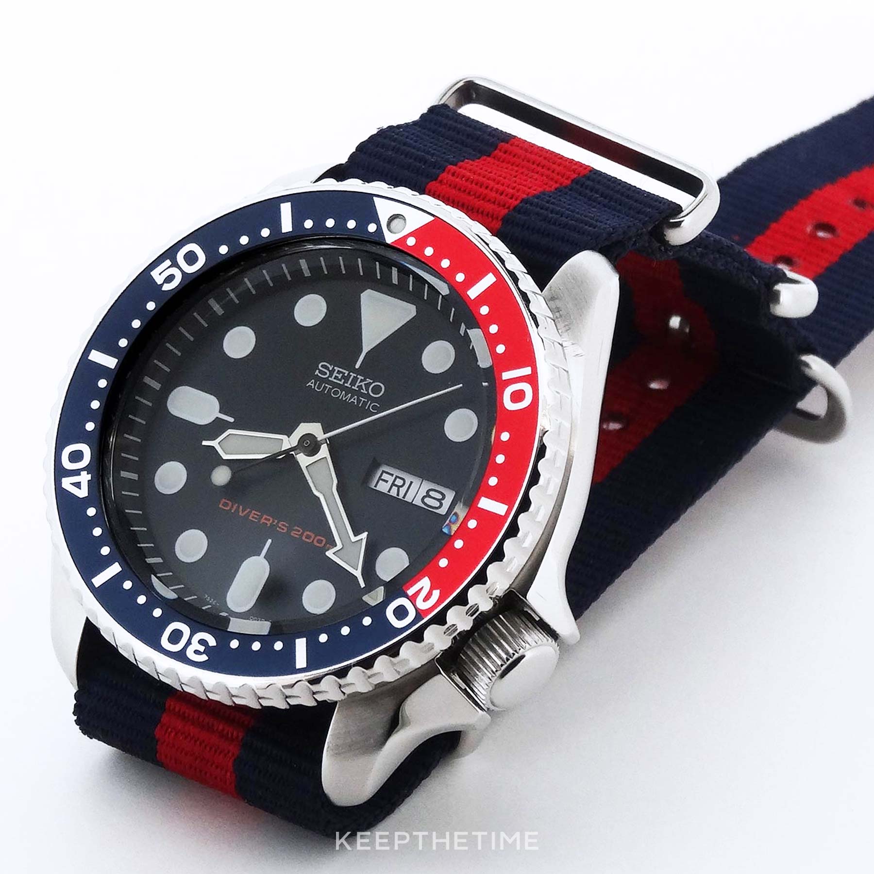 seiko divers watch pepsi bezel