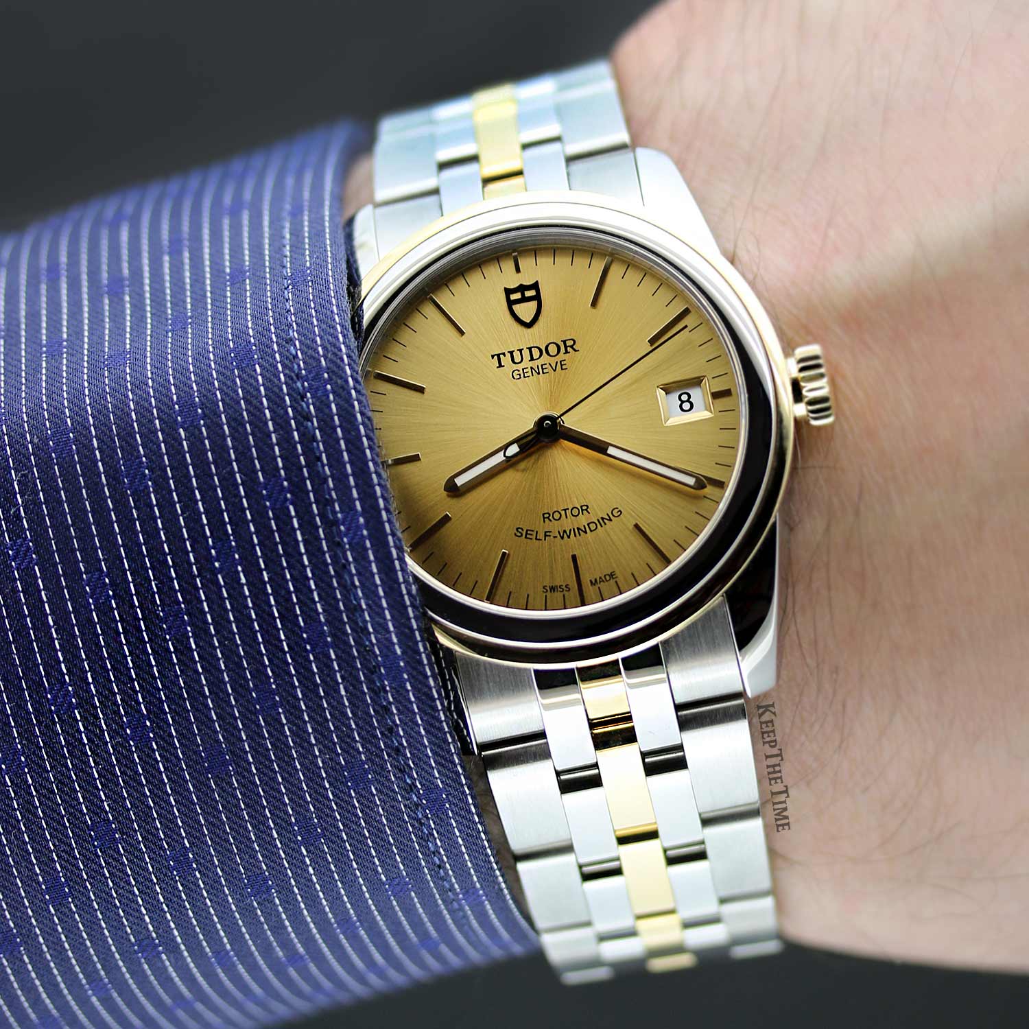 Tudor Glamour Date Two-Tone Watch | Ref 