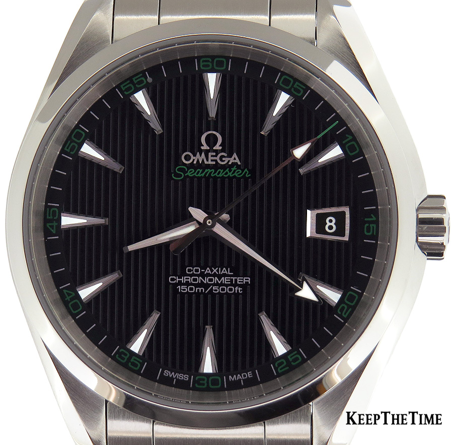 omega aqua terra golf green