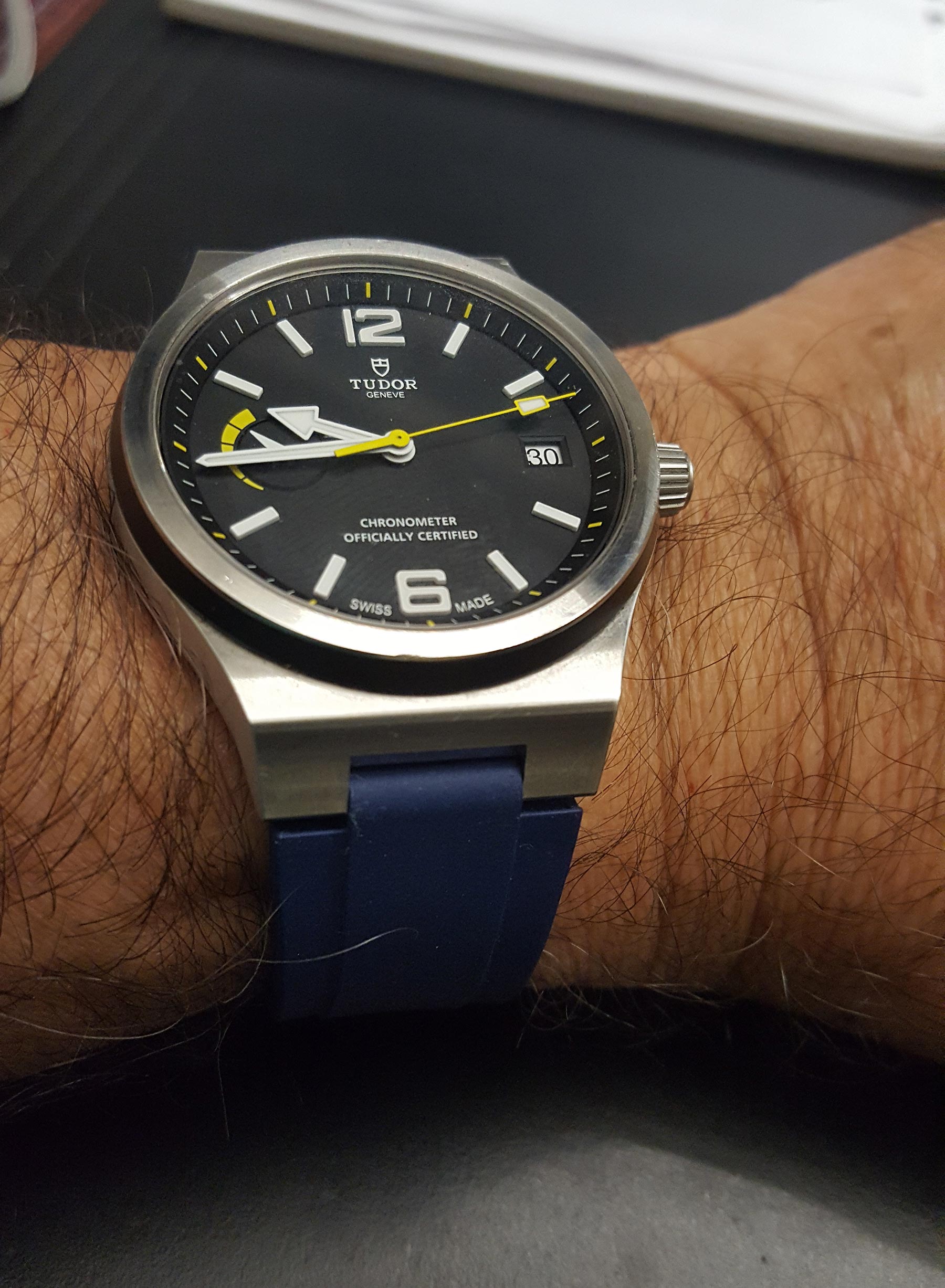 Tudor Pelagos Rubber Strap Wristshot