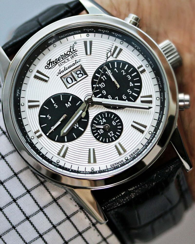 Ingersoll Plain Gatsby Silver Panda Dial IN1214SL - KeepTheTime