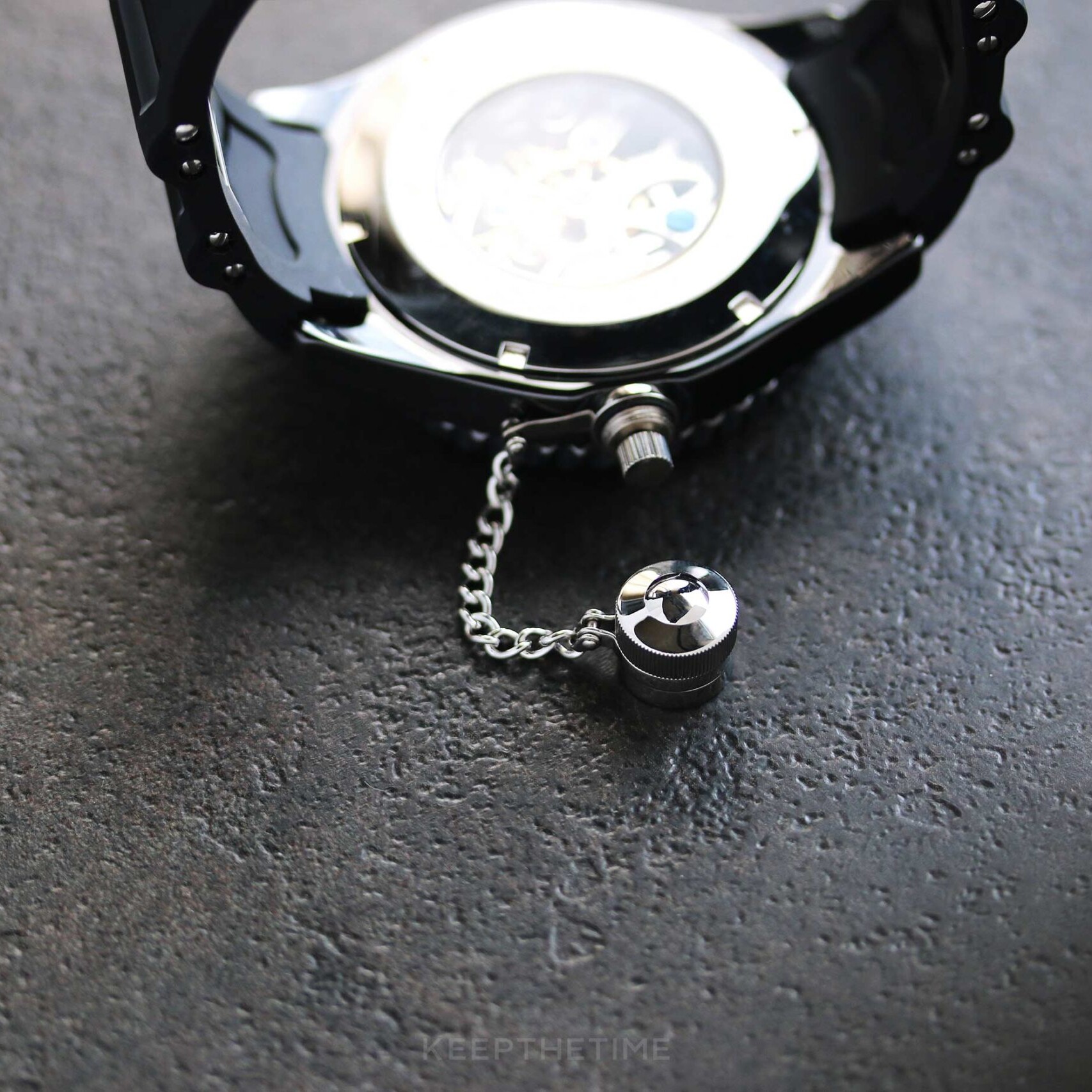 Invicta 1848 Mechanical Russian Diver Skeleton Dial Lefty Watch