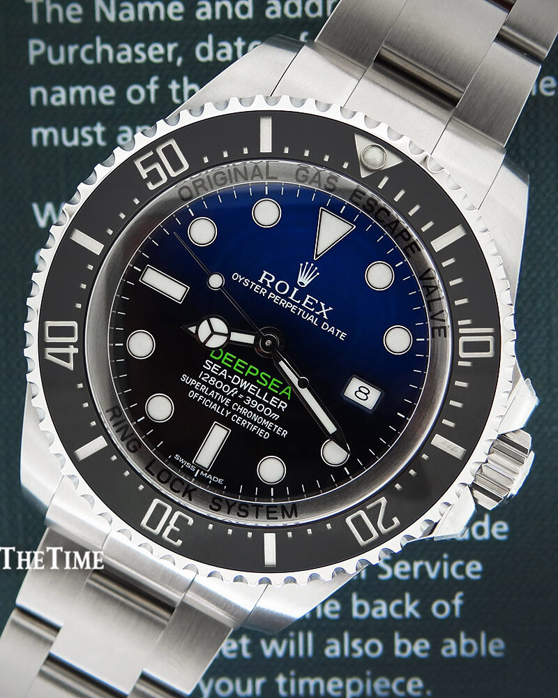 Rolex 116660 James Cameron D-Blue DeepSea - KeepTheTime Watches