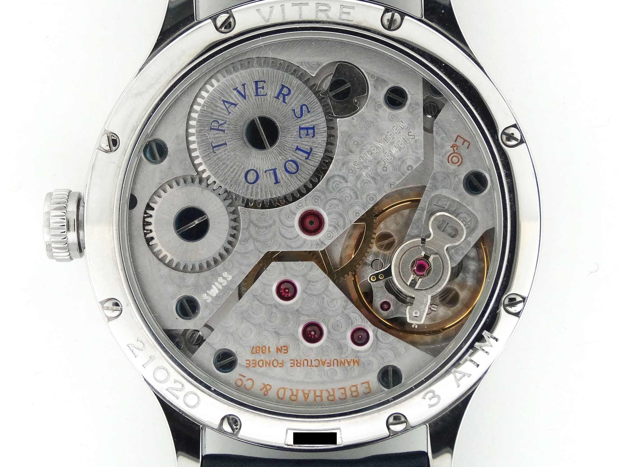 Mouvement De Montre Automatique Vintage Eberhard 172123 - 21 Rubis - Pour Pièces Ou Réparation