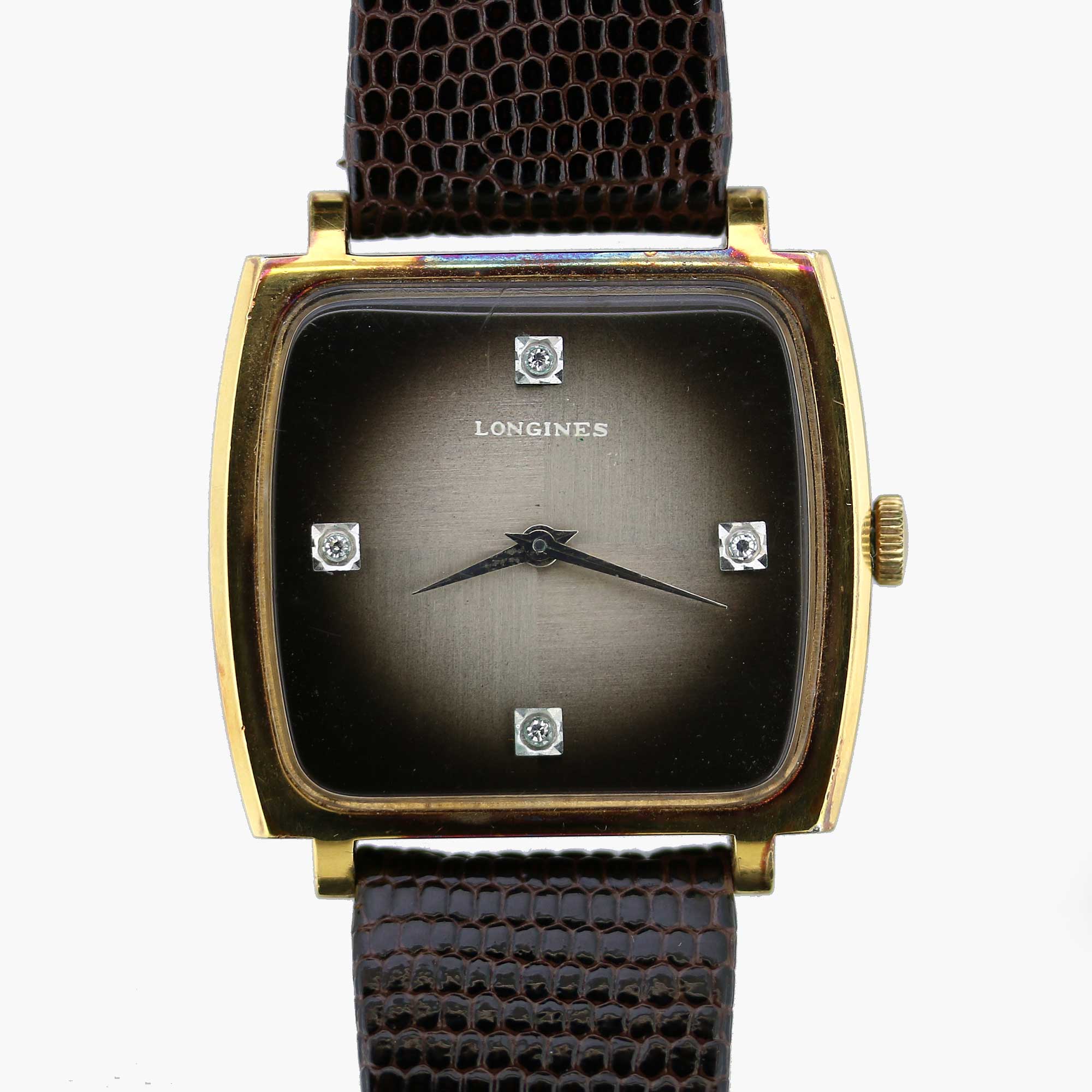 Longines 18L Dress Watch with Diamond Vignette Dial - KeepTheTime