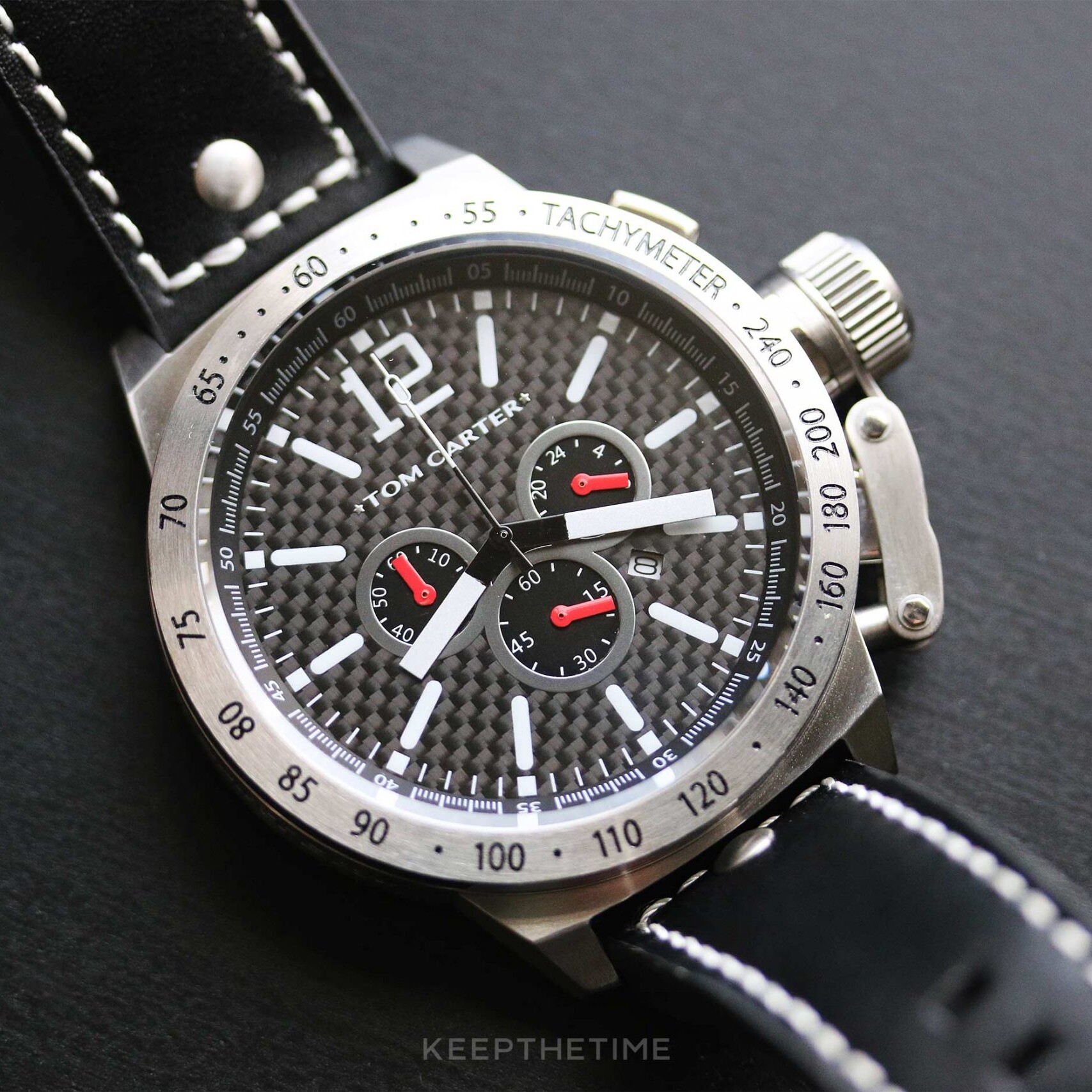 Tom Carter Tio Ellinas Edition Watch with Carbon Fiber Dial