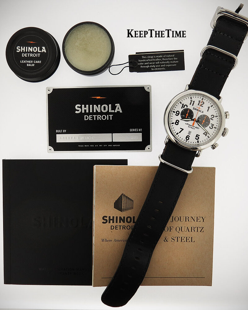Shinola “The Runwell” Chronograph 47mm - KeepTheTime Watches