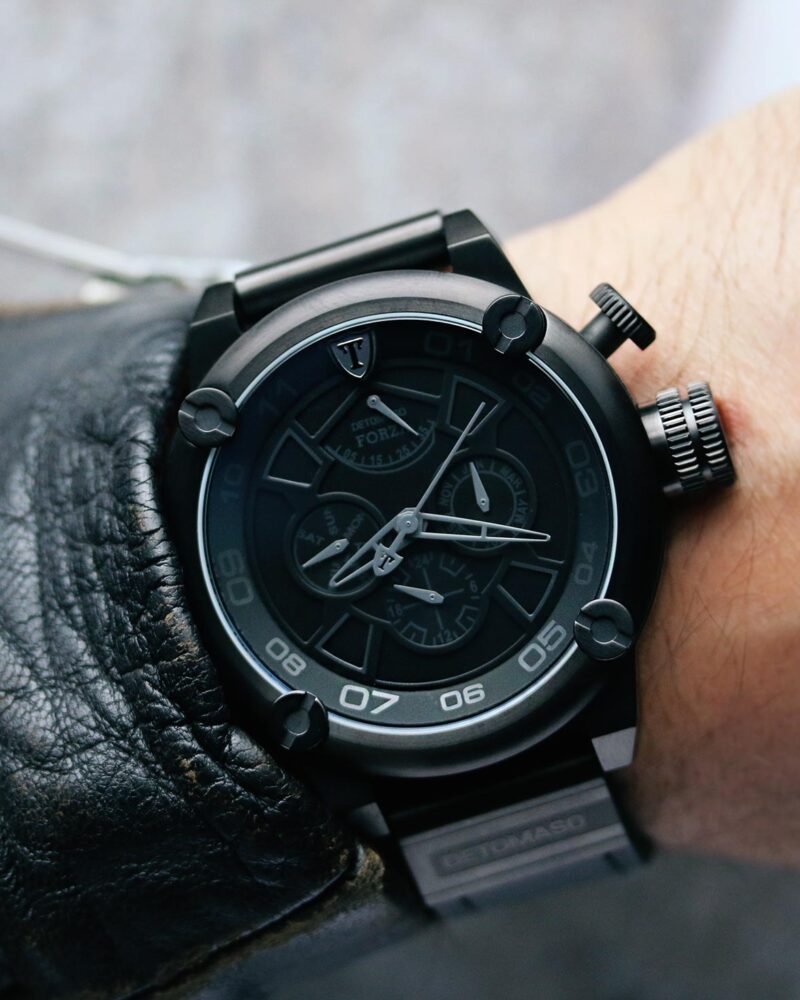 Detomaso Forza XXL Blackout Multi-Function Automatic Watch