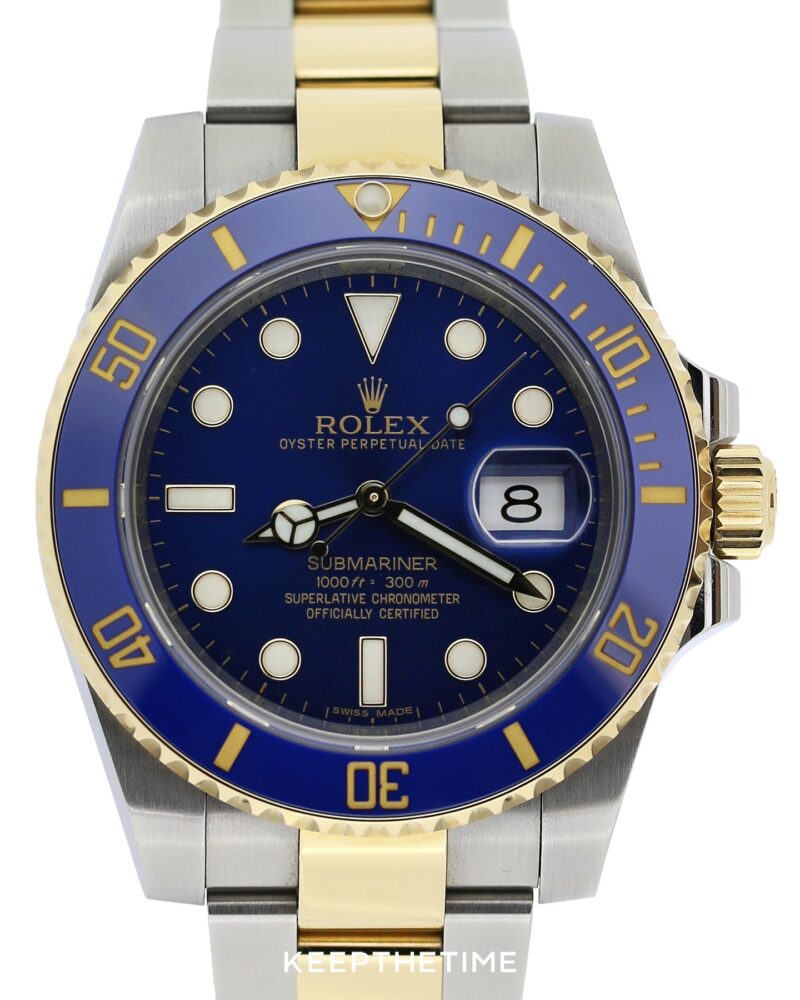 Rolex 116613LB Two-Tone Submariner - KeepTheTime Watches