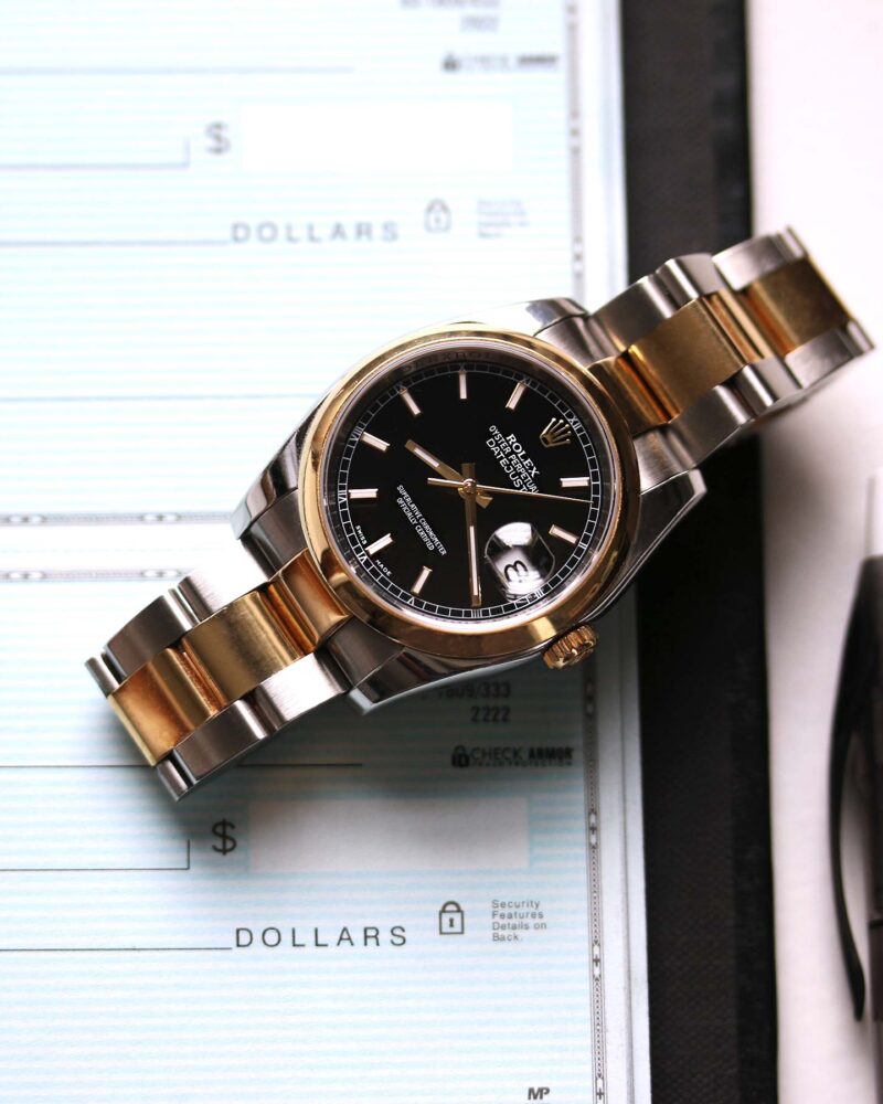 Rolex 116203 Datejust 36 Roulette Date Wheel with Box and Papers