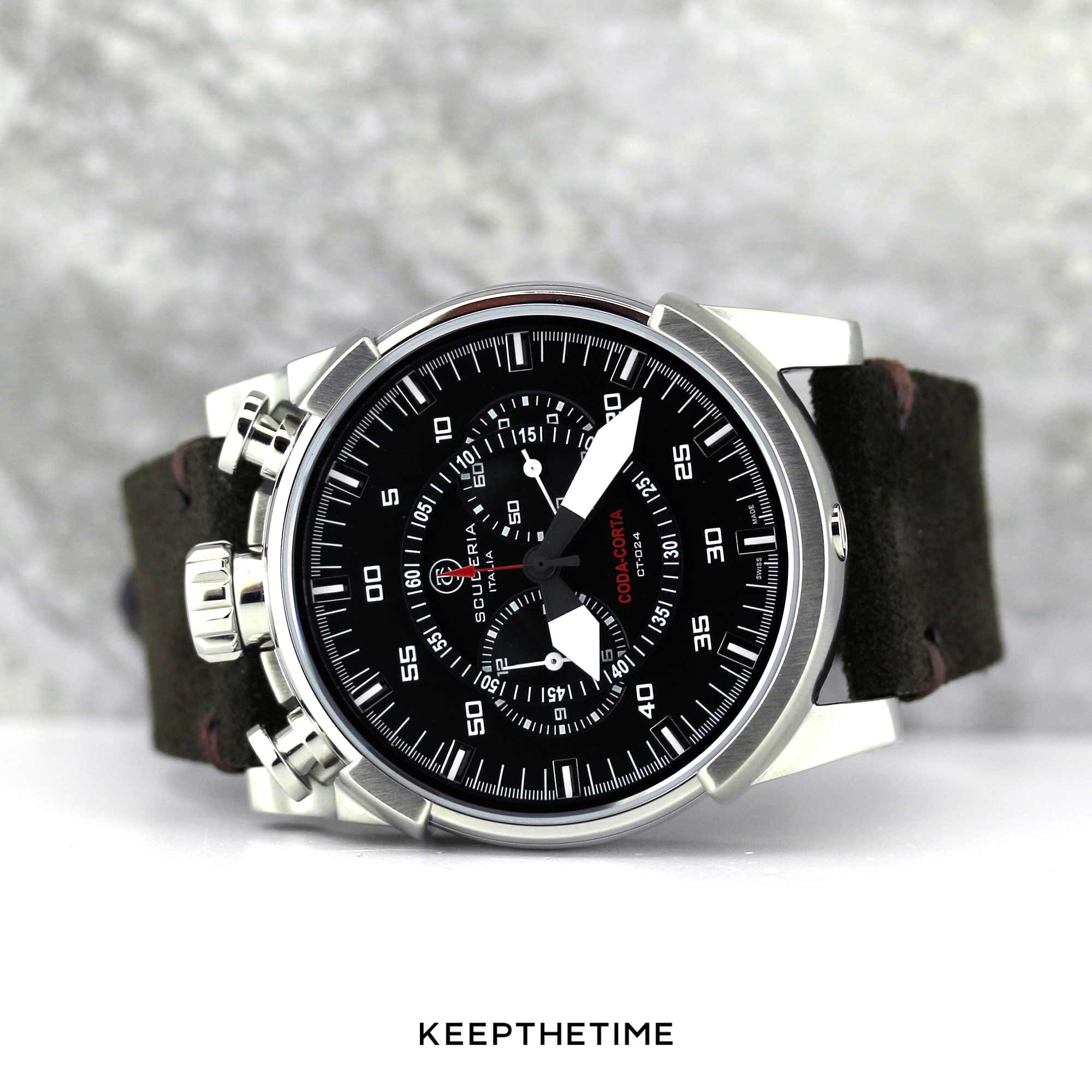 CT Scuderia Coda Corta Bullhead Chronograph CS10176 | KeepTheTime