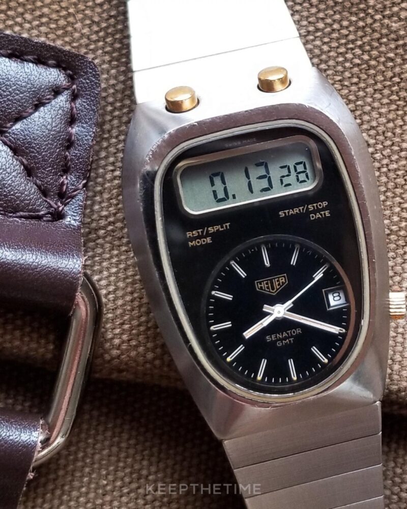 Heuer Senator GMT Vintage Ani-Digi Watch | KeepTheTime
