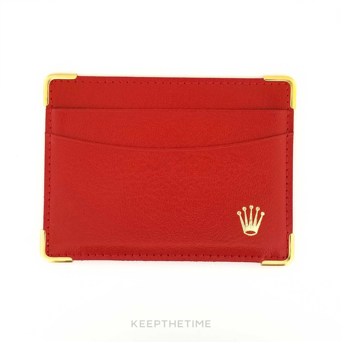 Rolex Red Leather Card Holder Geneve Suisse | Ref: 0101.60.34