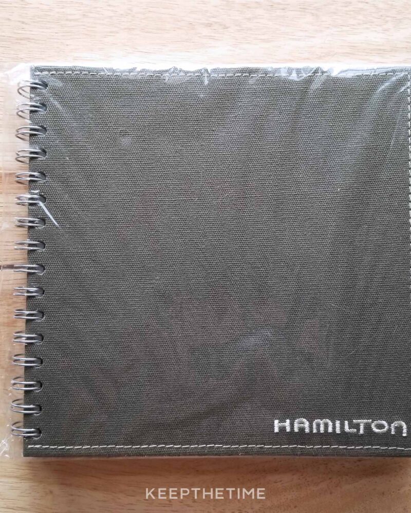 Hamilton Khaki Canvas Notebook - KeepTheTime Watches