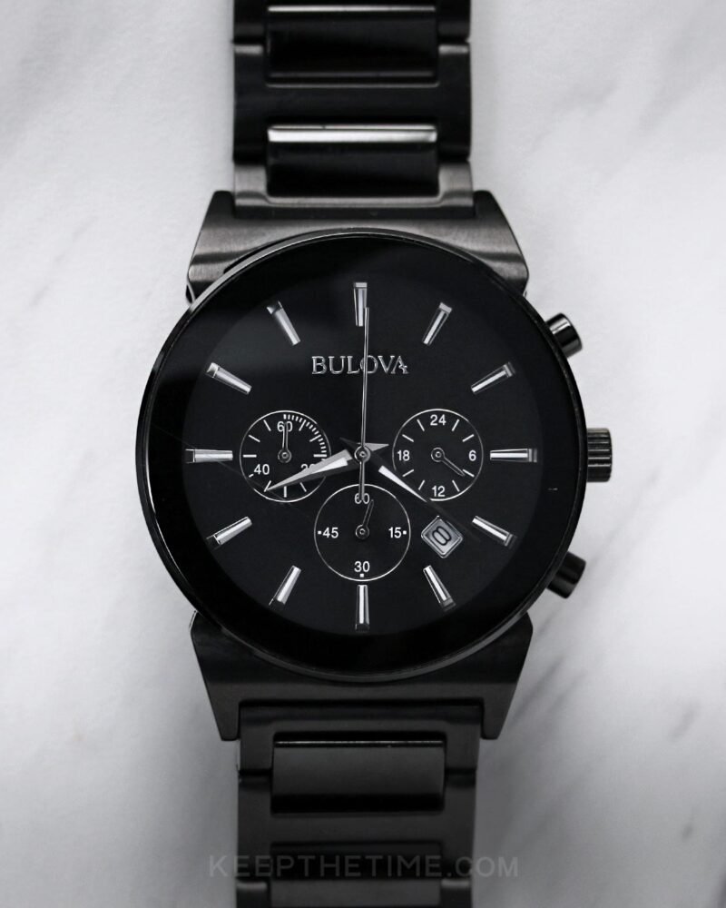 Bulova Black Chronograph Watch | Ref: 98B215 | KeepTheTime