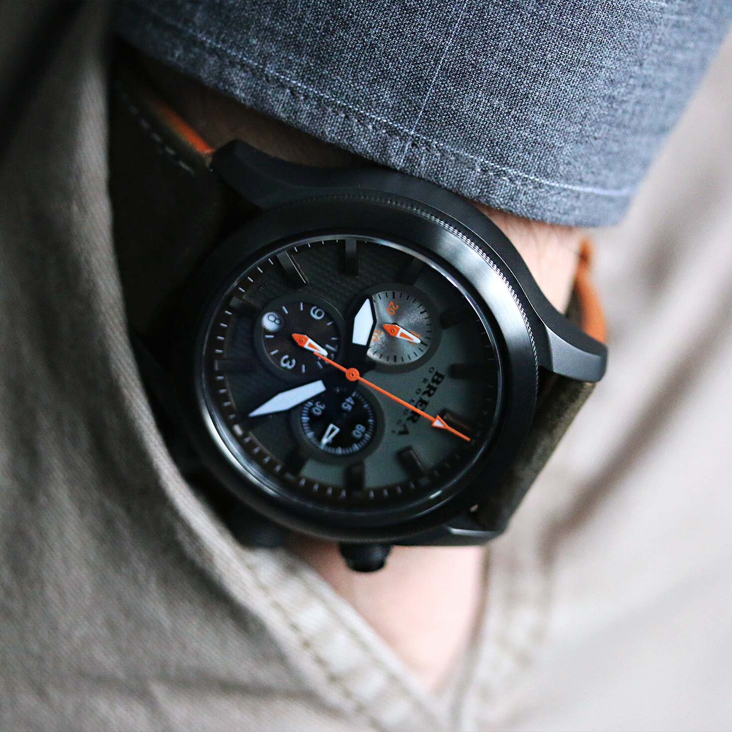 Brera Orologi Eterno Chrono Watch - Ref BRET3C4304 | KeepTheTime.com