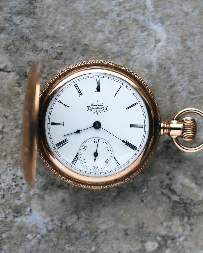 1895 Elgin Ladies 14K Pocket Watch - KeepTheTime Watches