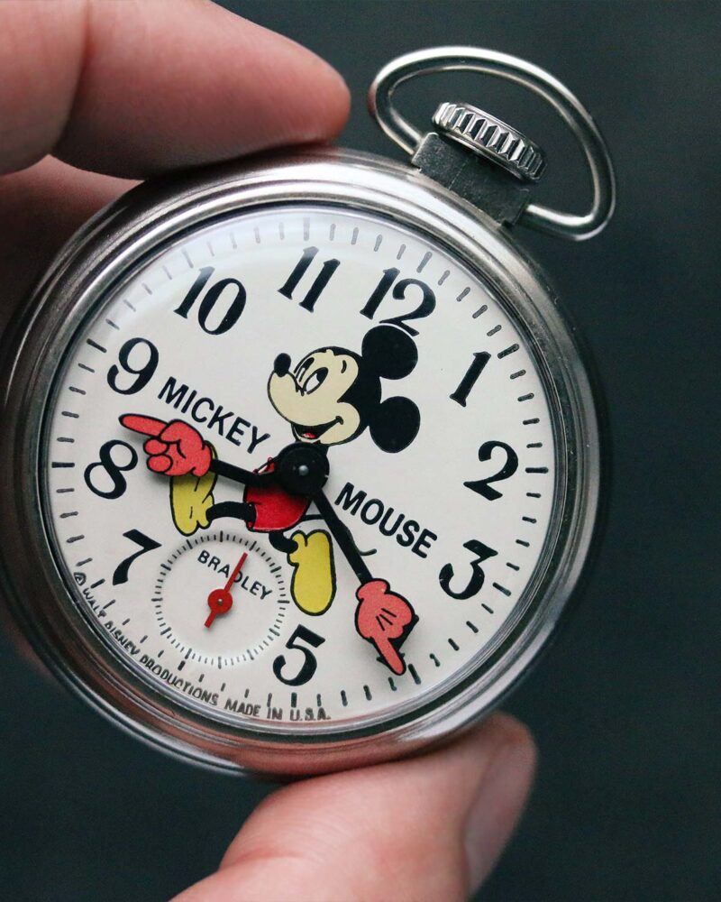 ※ Beegle Mickey Mouse Pocket Watch Disney Mickey Mouse Pocket Watch! New! Retired! | eBay