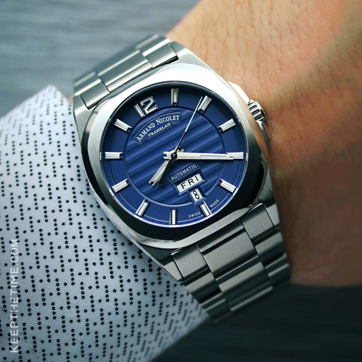 Armand Nicolet J09-2 Day Date - KeepTheTime Watches