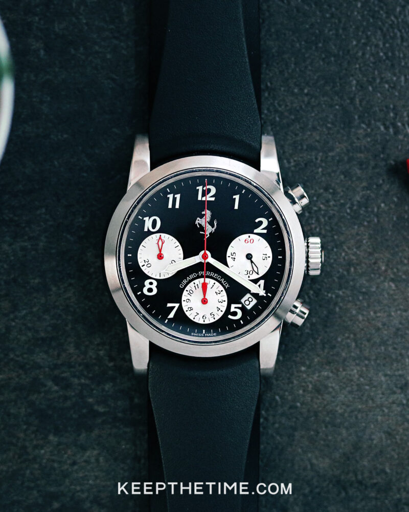 Girard-Perregaux Ferrari 8020 Reverse Panda Dial Chronograph