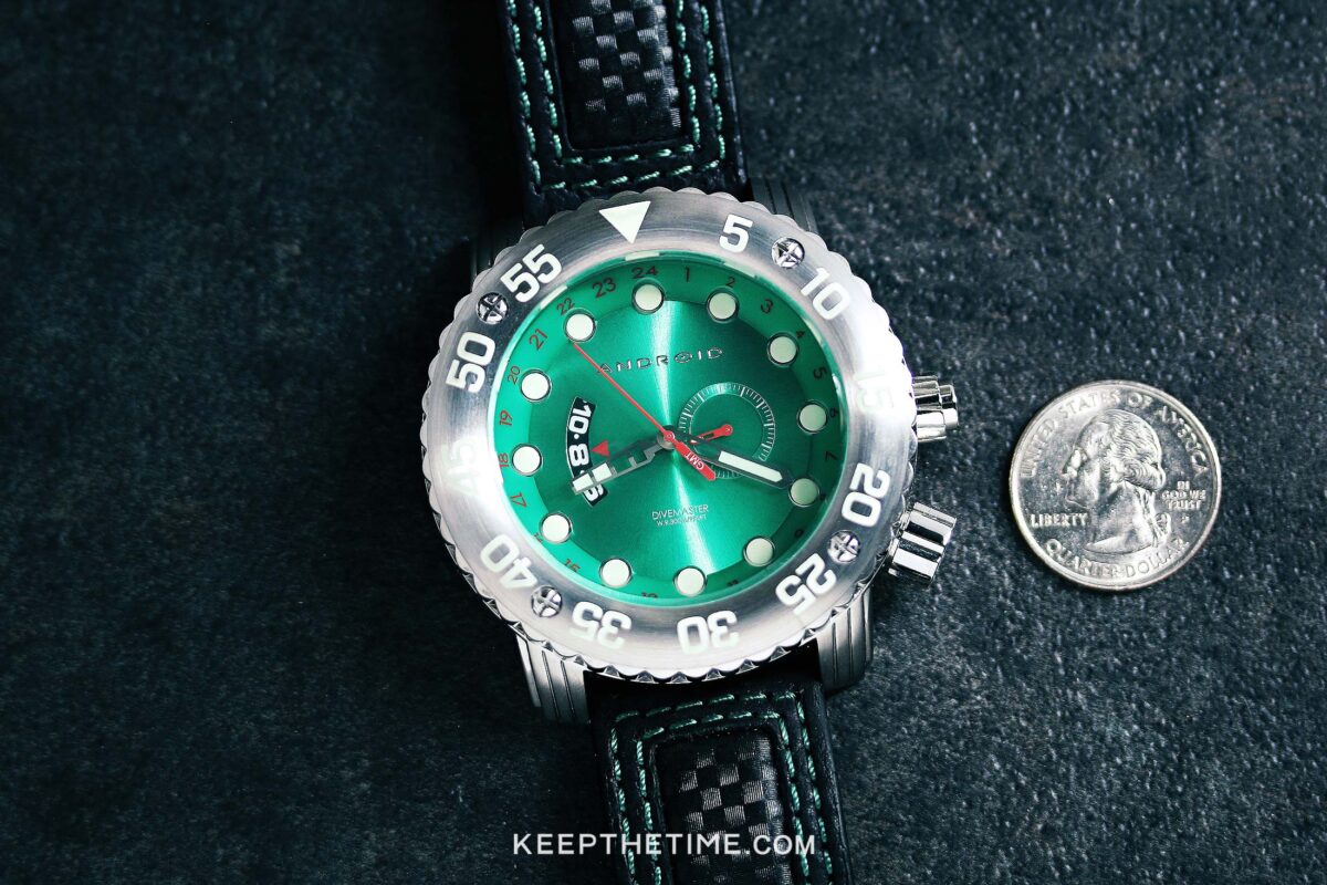 Android (Aragon) Divemaster Gauge GMT XL Watch AD628 | KeepTheTime