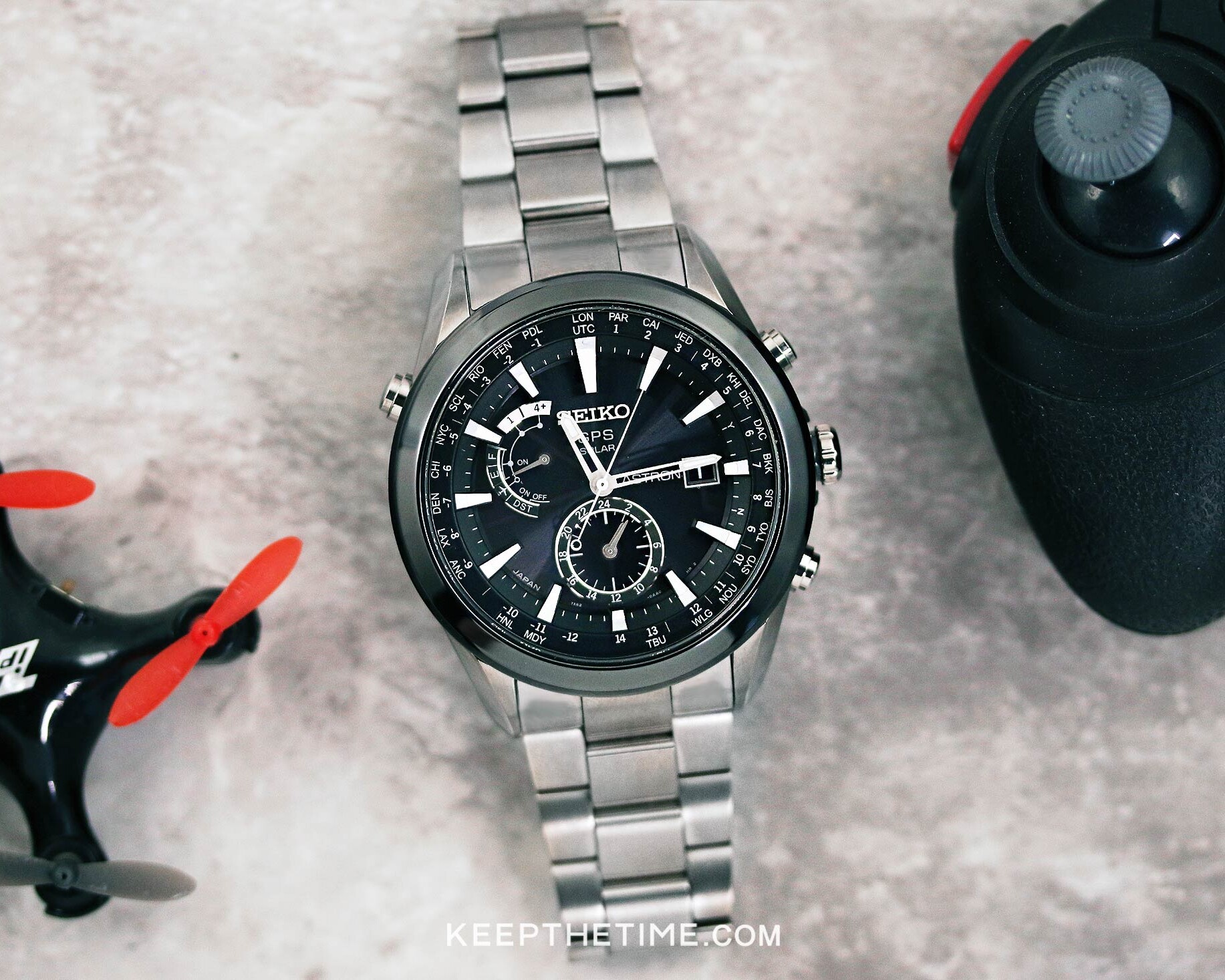 Seiko Astron Titanium GPS Watch SAST003 SBXA003 | KeepTheTime.com