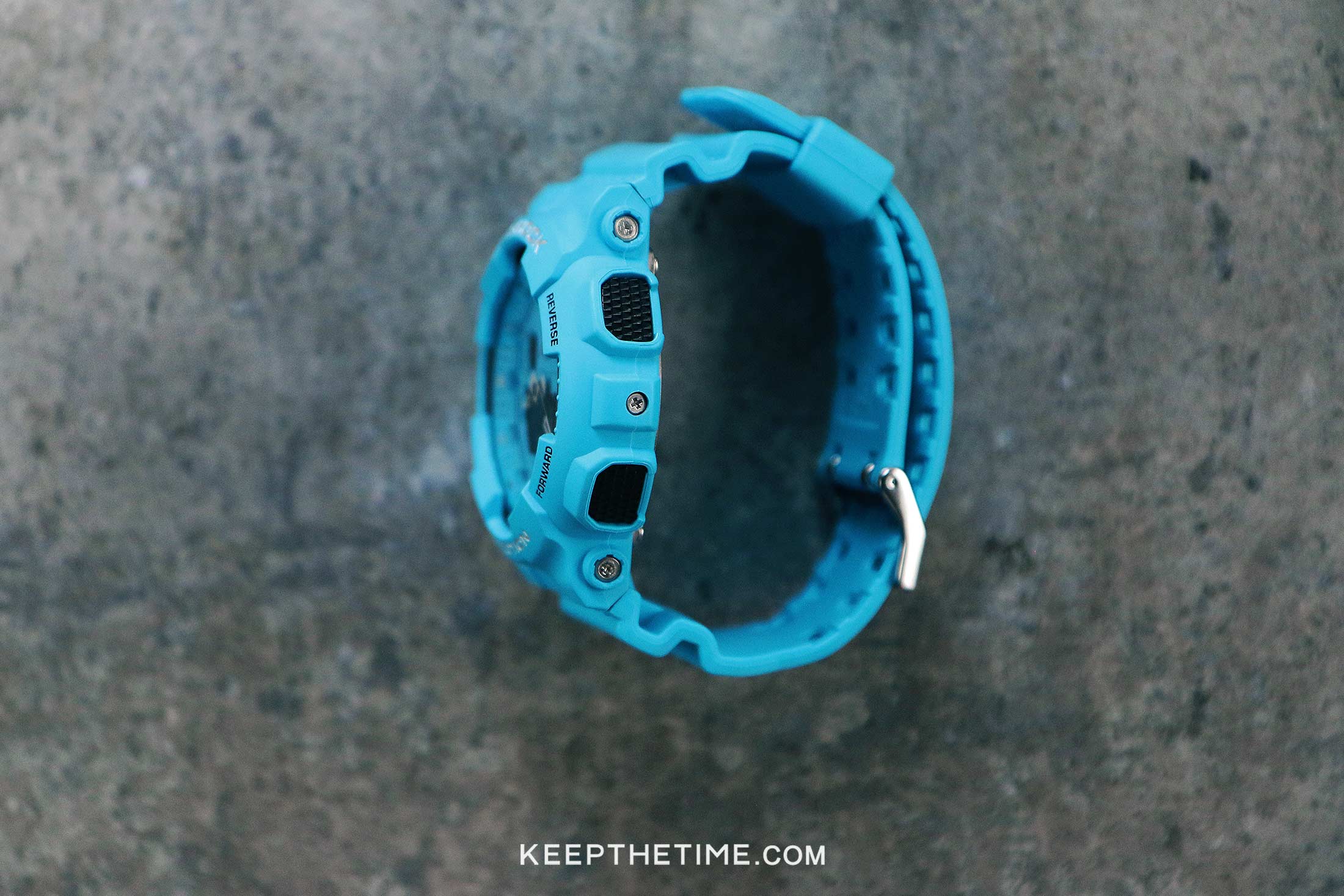 G-Shock GA-100RS-2A Blue Hot Rock Sounds - KeepTheTime Watches