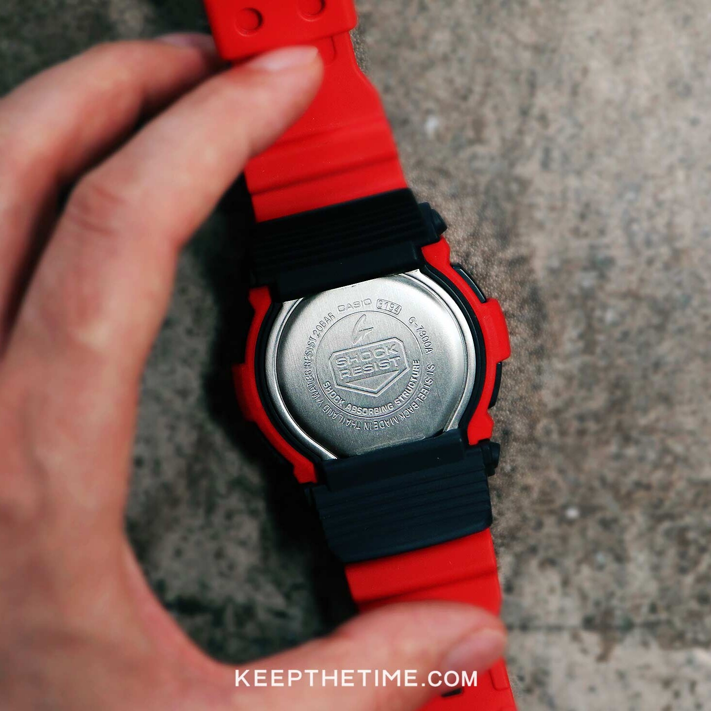 G-Shock Rescue Red G-7900A Digital Tool Watch | KeepTheTime.com