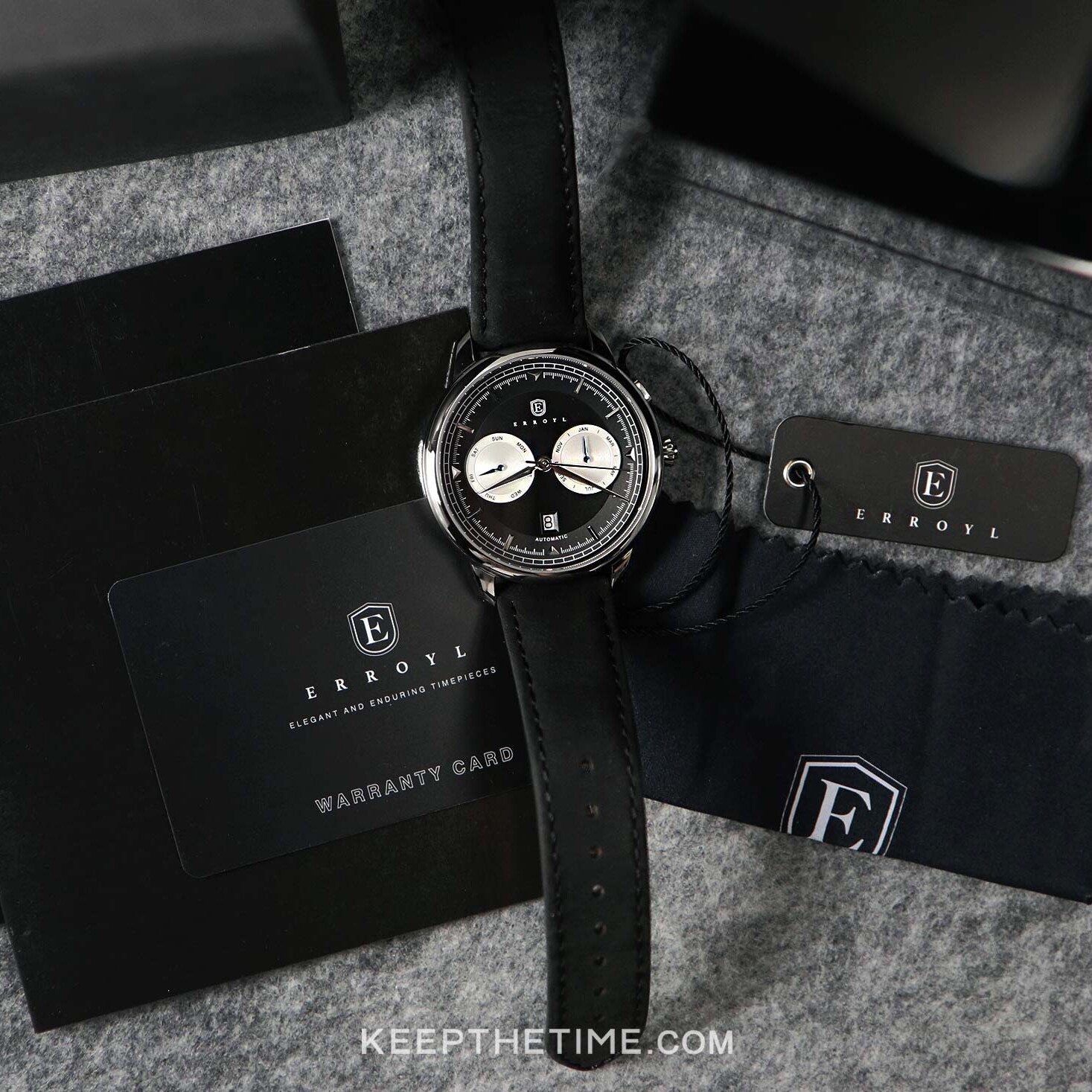 Erroyl Regent Nero Panda Dial - KeepTheTime Watches