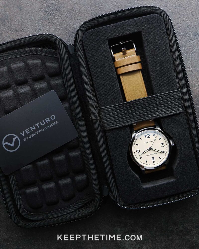 Venturo by Gruppo Gamma Full Lume Dial Field Watch - KeepTheTime