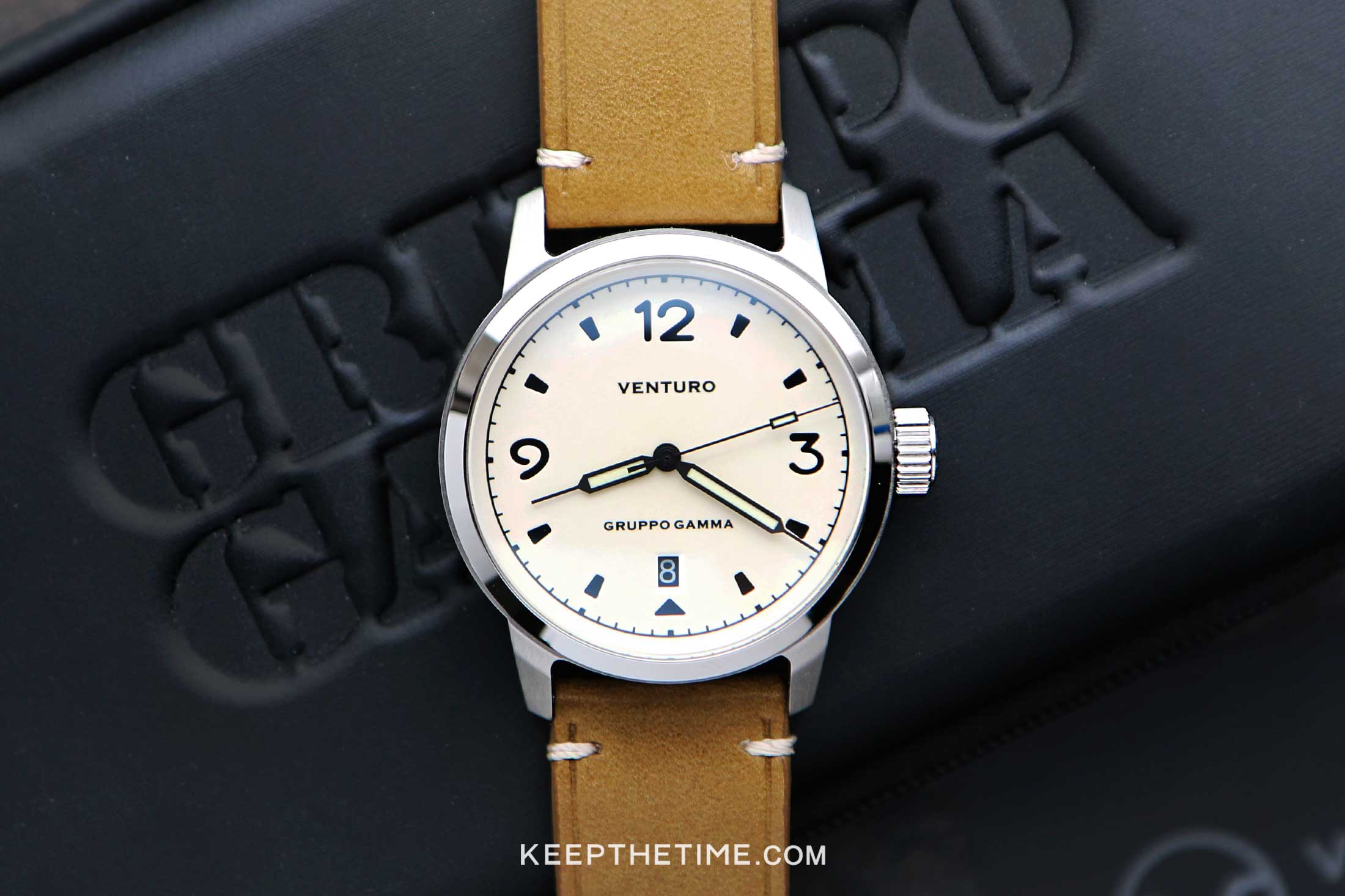 Venturo by Gruppo Gamma Full Lume Dial Field Watch - KeepTheTime