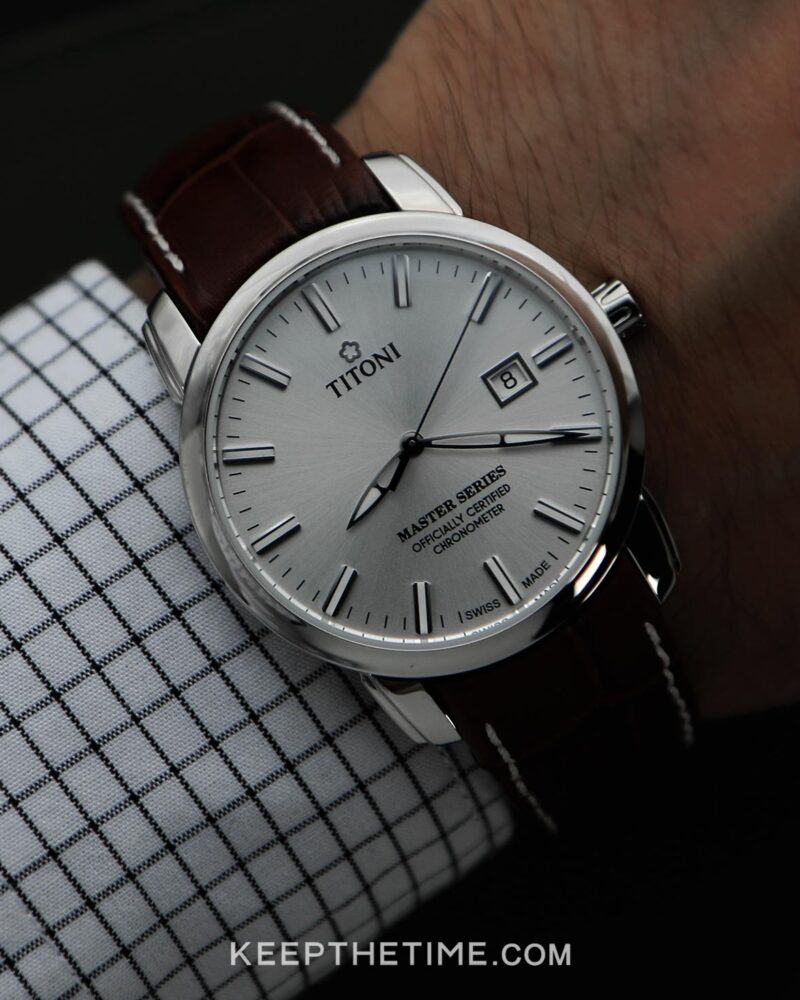 TITONI COSC Master Series Dress Watch (ref 83188 S-ST-575