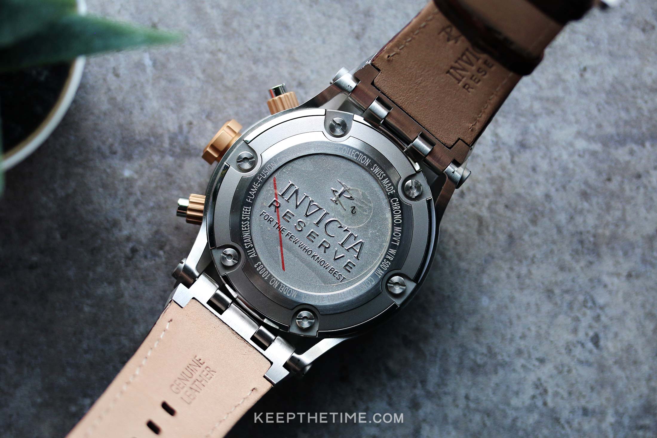 Invicta 10083 Reserve Specialty Brown Guilloche Dial Watch