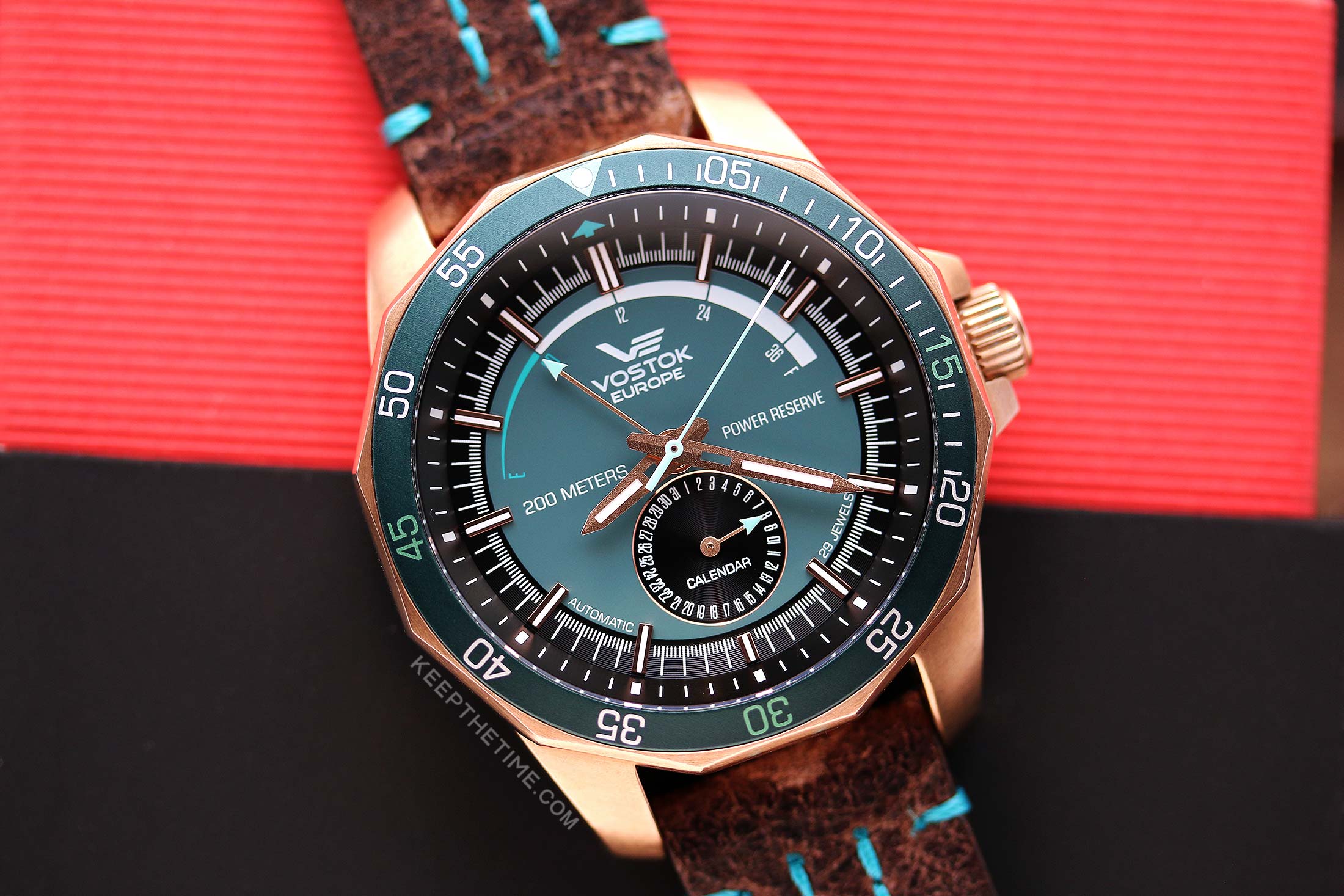 Vostok Bronze Power Reserve N1 Rocket NE57/225O566 | KeepTheTime