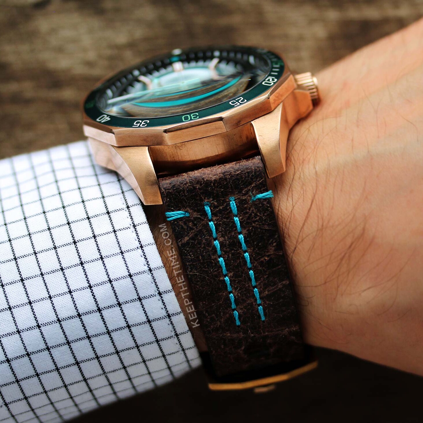 Vostok Bronze Power Reserve N1 Rocket NE57/225O566 | KeepTheTime.com