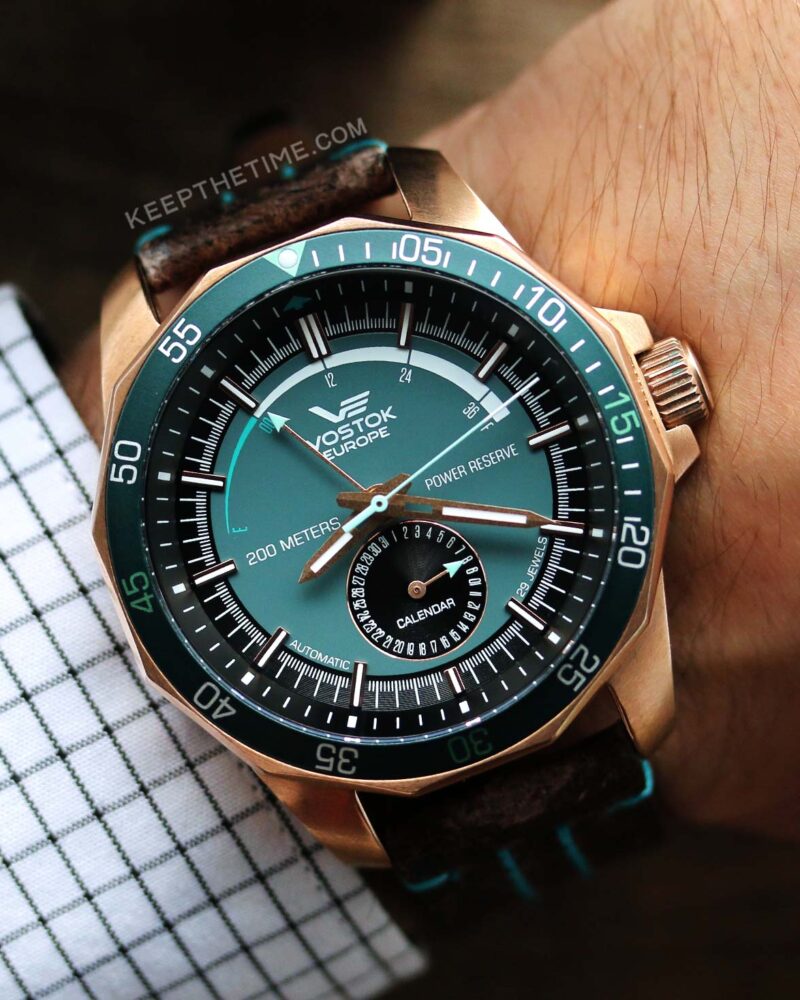 Vostok Bronze Power Reserve N1 Rocket NE57/225O566 | KeepTheTime