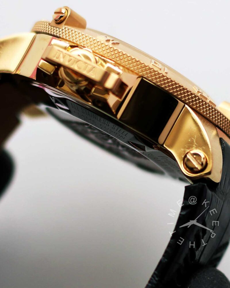 Invicta 0738 Gold Subaqua Noma III GMT Limited Edition Watch