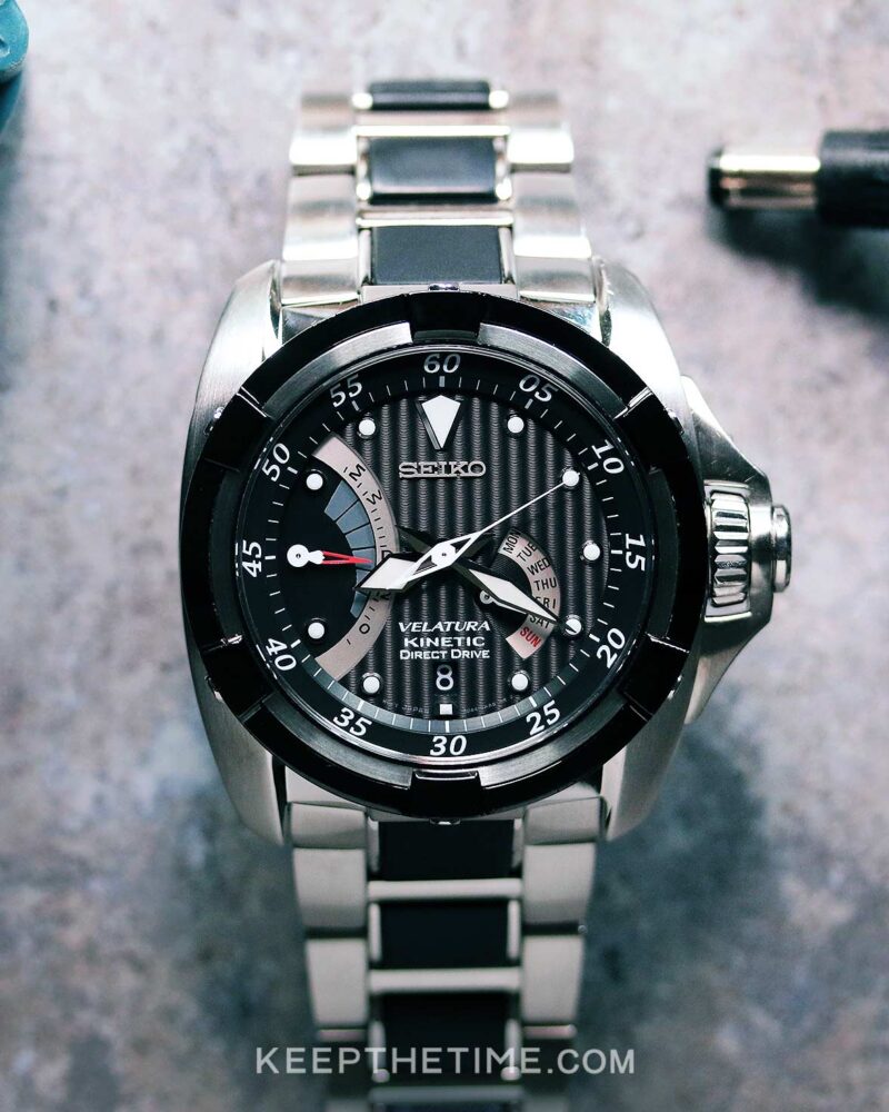 Seiko 5D44-0AA0 Velatura Kinetic Direct Drive Watch | KeepTheTime
