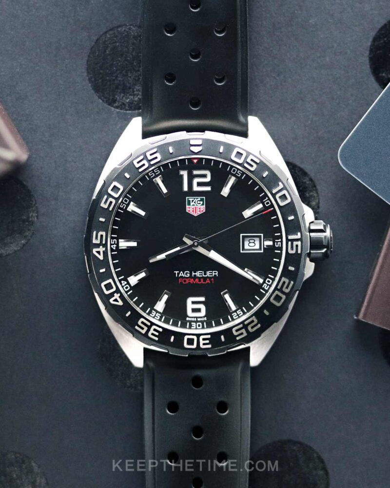 TAG Heuer Formula 1 F1 Black Quartz Watch (Ref: WAZ1110)