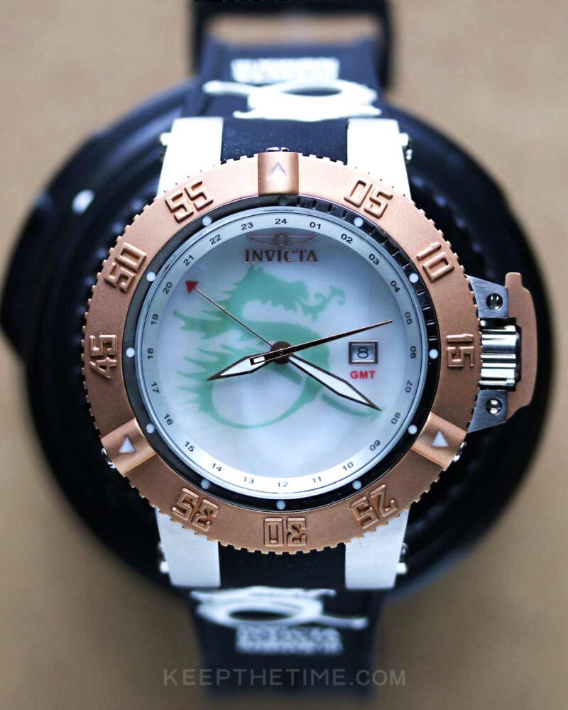 Invicta Zager GMT Subaqua Noma Dragon Dial Wristwatch