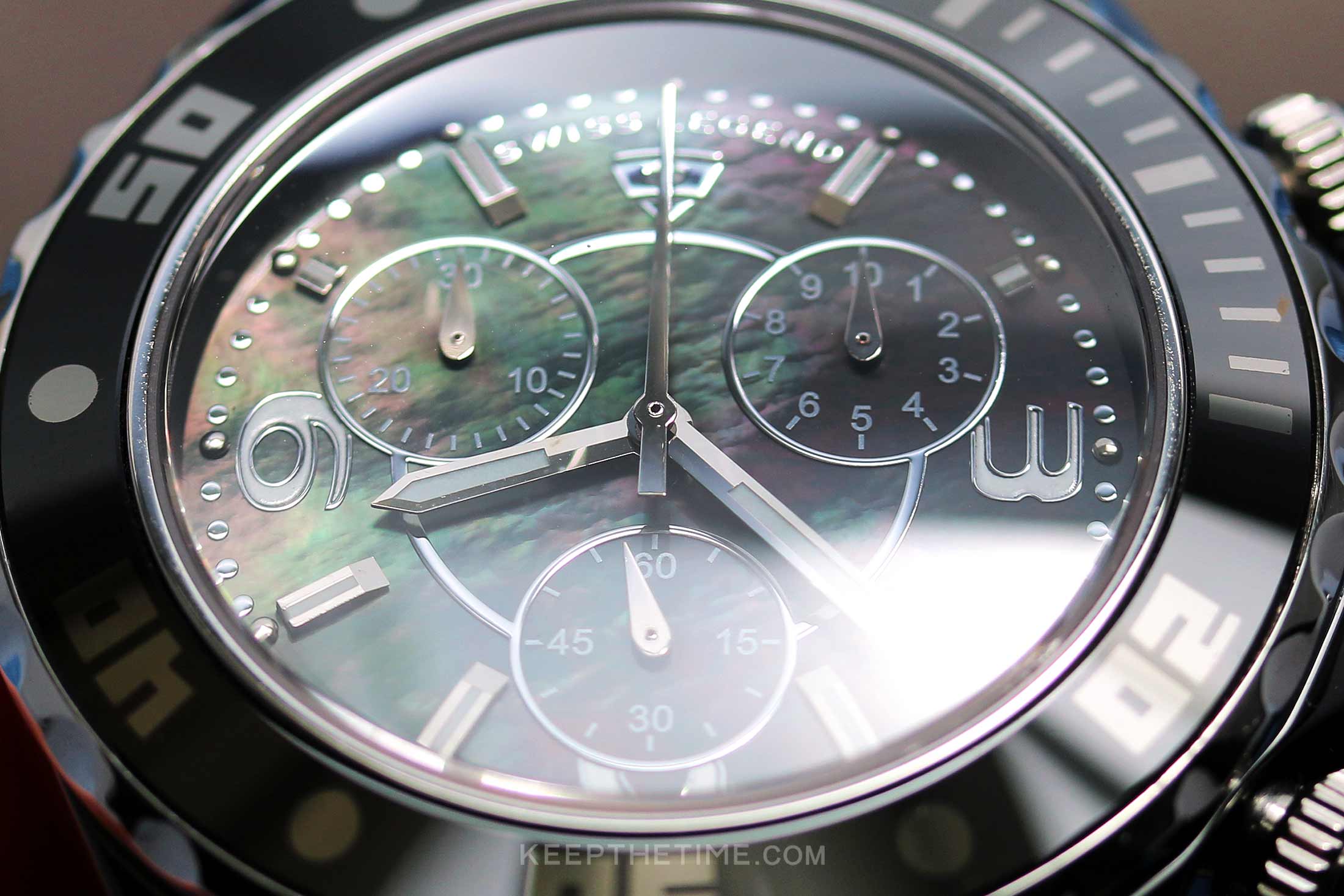Swiss Legend Karamica MOP Chronograph - KeepTheTime Watches