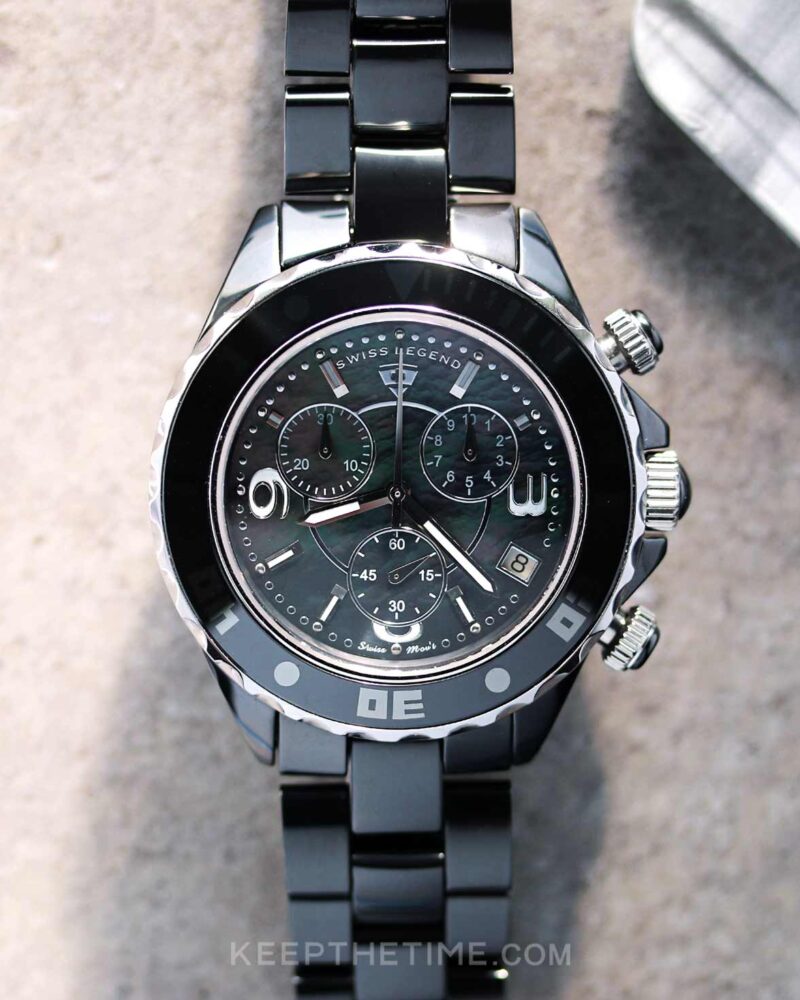 Swiss Legend Karamica MOP Chronograph - KeepTheTime Watches