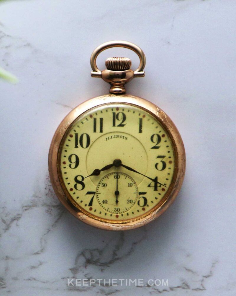 1917 Illinois Pocket Watch Grade 303 (for parts or repair