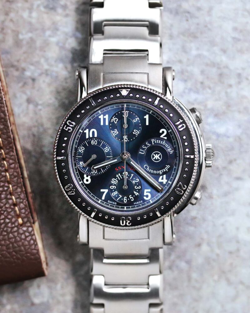 Kobold USS Pittsburgh Chrono RARE Limited Edition Arctic Blue