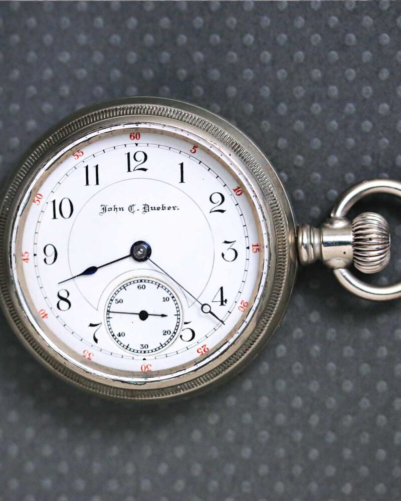 Hampden John C. Dueber Vintage Railroad Pocket Watch c. 1888