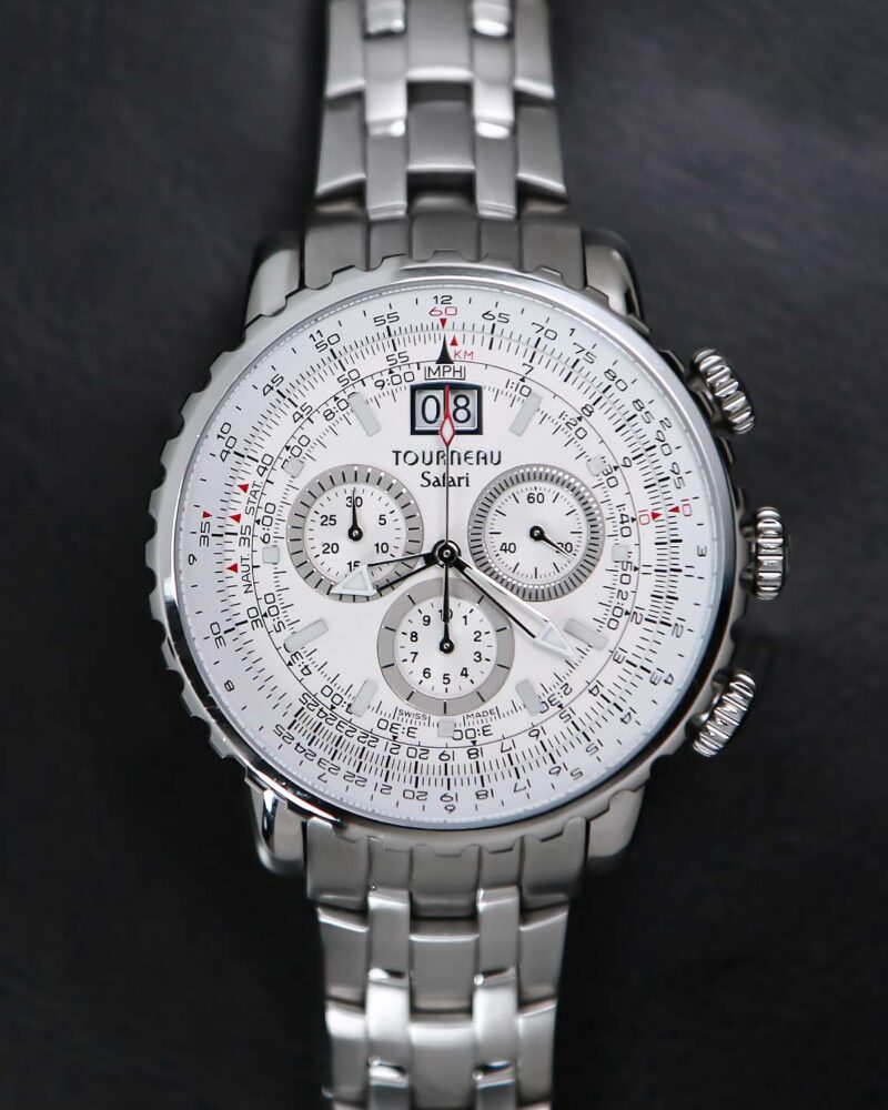 Tourneau Safari Pilot Big Date “Navitimer” Slide Rule Pilot's