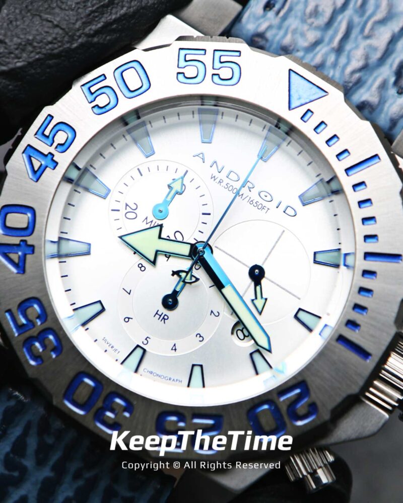 Android (Aragon) Divemaster Silverjet 500 Chrono - KeepTheTime Watches
