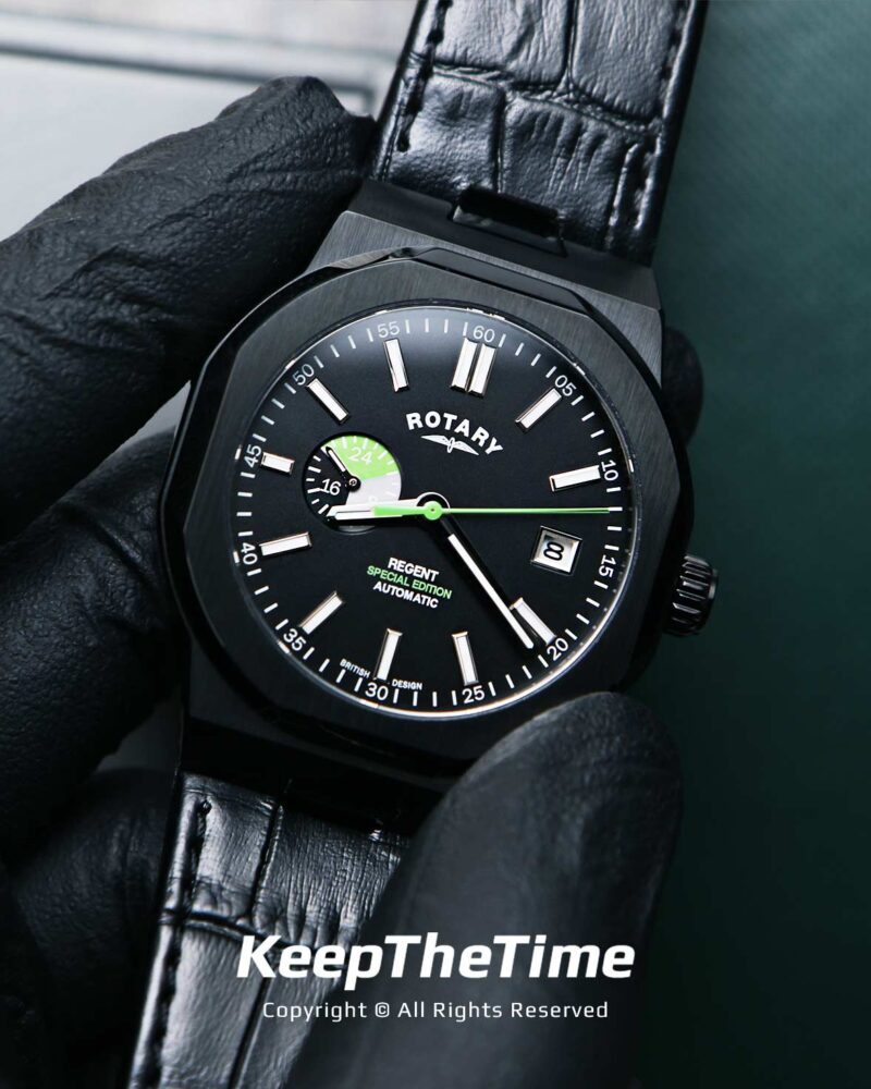 キルザケトル x グラインドロッヂ Rotary Regent Automatic Special Edition PVD Automatic Watch