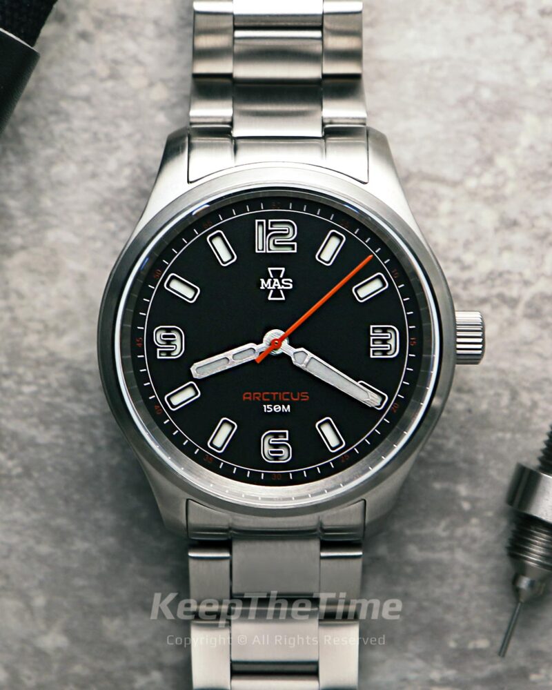 MAS Arcticus Coal Black Field Matthew & Son Microbrand Watch